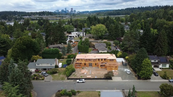 Every stage of a custom build tells its own story.  #Lochwoodlozier #Framing #Customhomebuilder #Remodeler #PNWBuilders #Medina #ClydeHill #Bellevue #Kirkland #Redmond #MercerIsland #Issaquah #Sammamish #Seattle