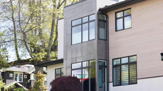 Take a closer look at this modern custom home in Kirkland.
The exterior features a mix of smooth exterior tile and horizontal wood siding; bringing depth, contrast, and a refined modern look.  #LochwoodLozier #Customhome #Kirkland #Bellevue 
#Clydehill #Medina #MercerIsland #Redmond #Sammamish #Issaquah #PNWBuilders #Remodel